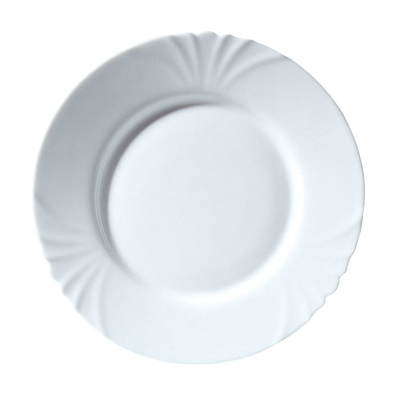 Тарілка обідня Luminarc Cadix біла, 25 см (H4132)